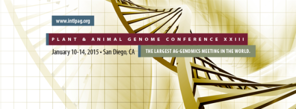 Plant Animal and Genome Conference banner
