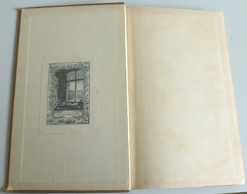 Inside front cover of Volume 1 of New Phytologist including bookplate