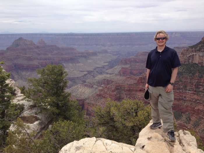William Anderegg at the Grand Canyon