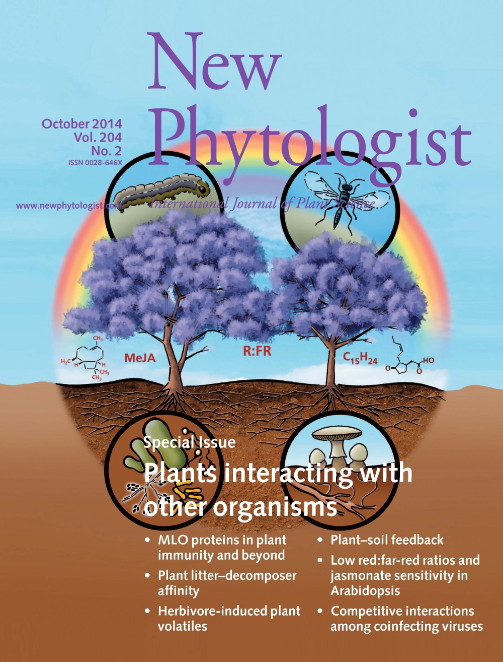 â€˜Plant interactions with other organisms: molecules, ecology and evolutionâ€™, image prepared by APPS (Lancaster, UK) for the 32nd New Phytologist Symposium, November 2013.