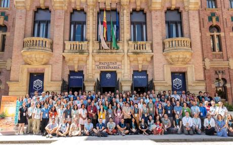 A photo of delegates at the 47th New Phytologist Symposium, 'Extreme heat' in Córdoba, Spain.