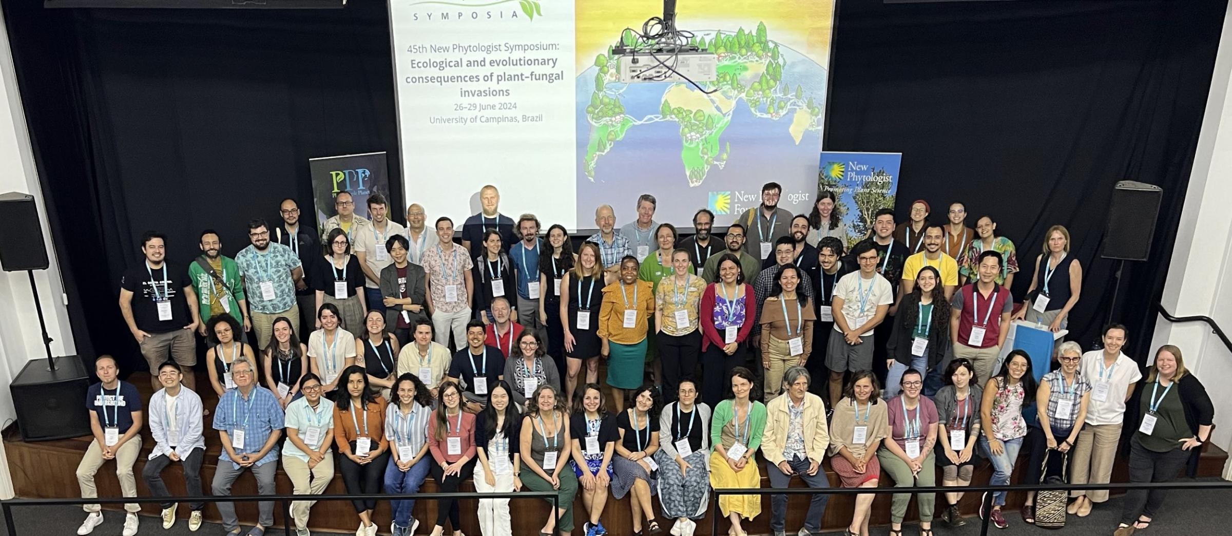 group photo of the 45th New Phytologist symposium